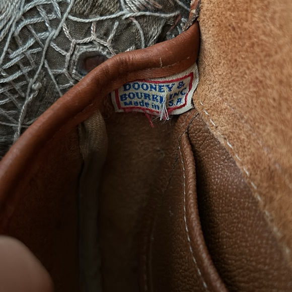 Dooney & Bourke Vintage Mini Saddlebag or Crossbody Pebbled Leather - Picture 11 of 13